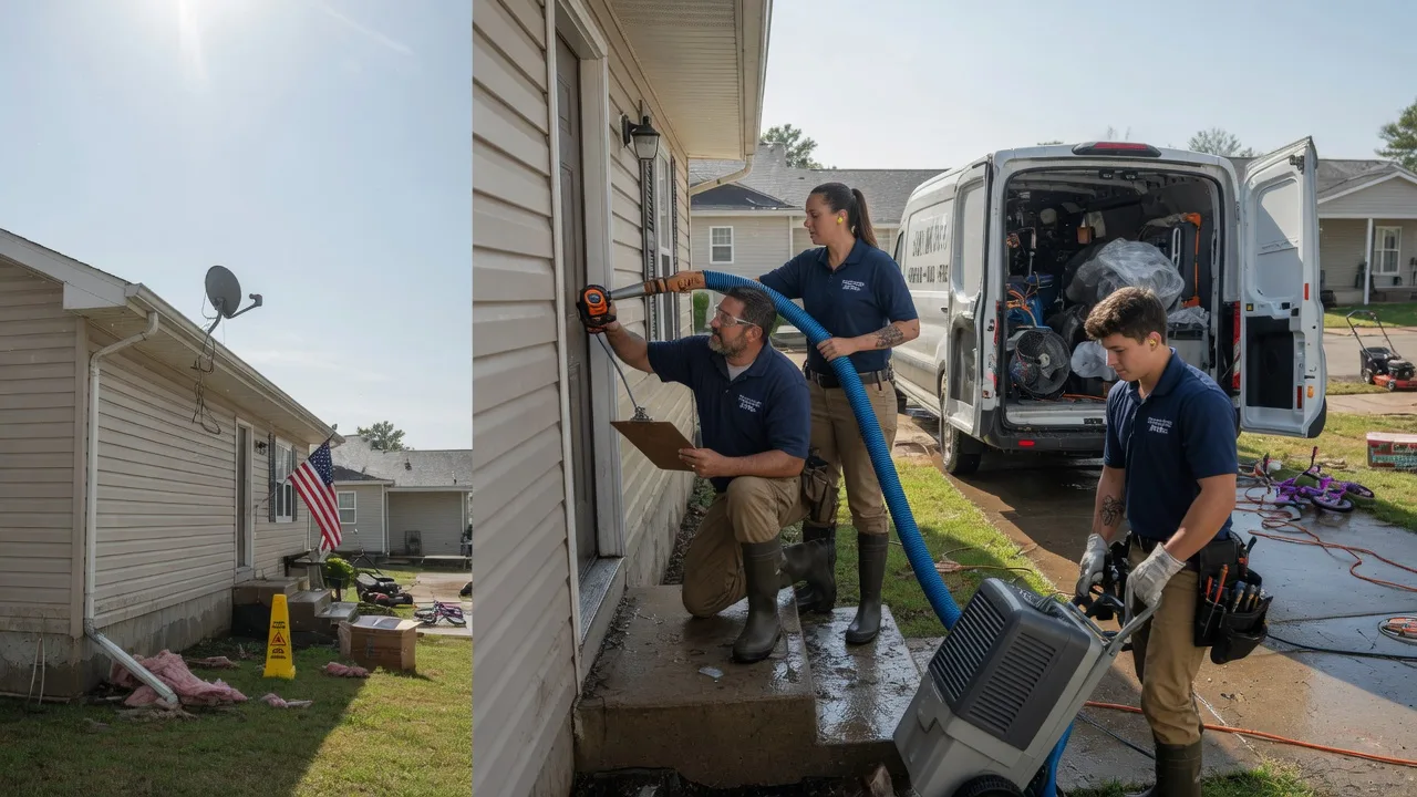 Ceiling Water Damage Restoration in Columbus, NJ near me